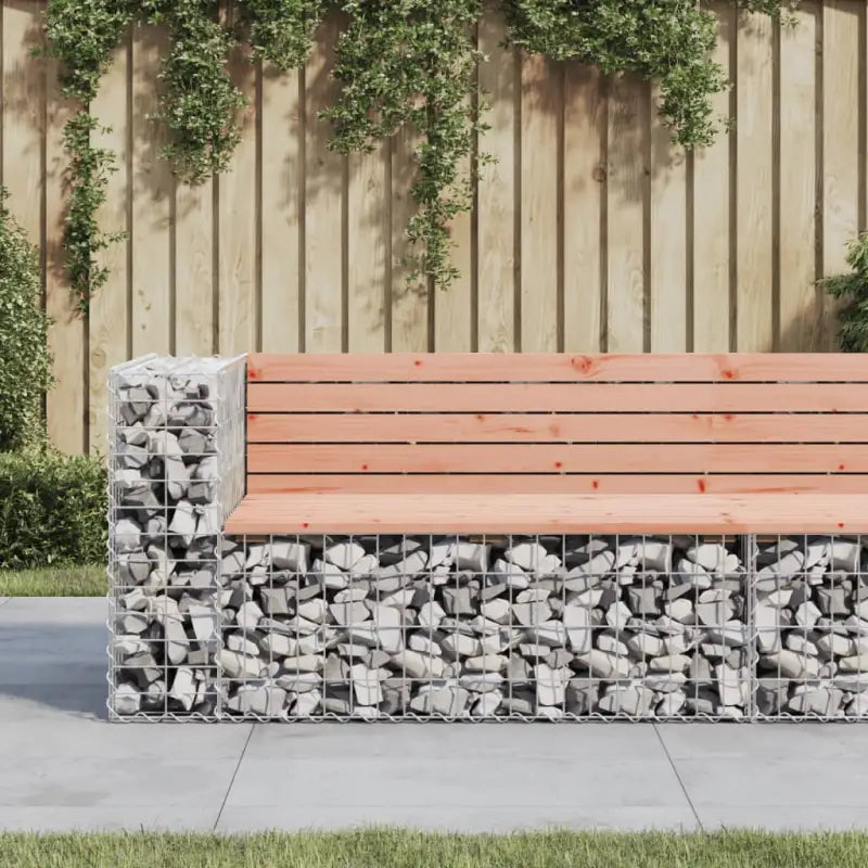 Tuinbank van massief douglashout voor een duurzame buitenzitplek - Natuurlijk douglashout / 122 x 71 x 65.5 cm / 1