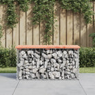 Tuinbank van massief douglashout voor een duurzame buitenzitplek - Natuurlijk douglashout / 83 x 31,5 x 42 cm / 1