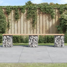 Tuinbank van massief douglashout voor een duurzame buitenzitplek - Natuurlijk grenenhout / 203 x 31 x 42 cm / 1