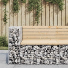 Tuinbank van massief douglashout voor een duurzame buitenzitplek - Natuurlijk grenenhout / 92 x 71 x 65.5 cm / 1