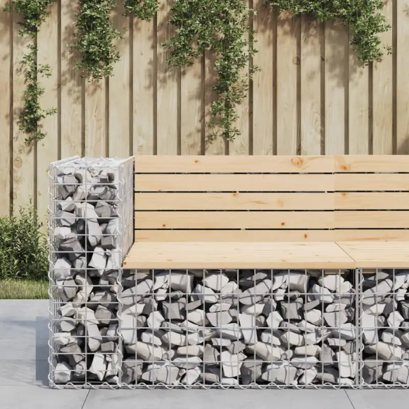 Tuinbank van massief douglashout voor een duurzame buitenzitplek - Natuurlijk grenenhout / 92 x 71 x 65.5 cm / 1