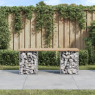 Tuinbank van massief douglashout voor een duurzame buitenzitplek - Natuurlijk grenenhout / 103 x 31 x 42 cm / 1