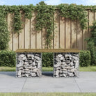 Tuinbank van massief douglashout voor een duurzame buitenzitplek - Donkerbruin / 44 x 103 x 42 cm / 1 - Tuinbanken