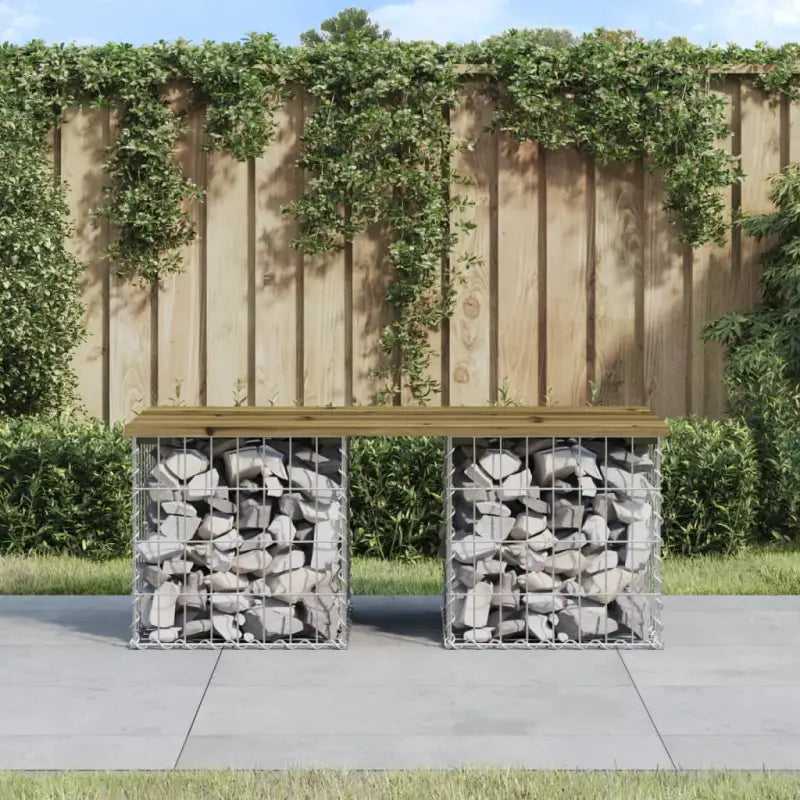 Tuinbank van massief douglashout voor een duurzame buitenzitplek - Donkerbruin / 44 x 103 x 42 cm / 1 - Tuinbanken