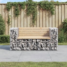 Tuinbank van massief douglashout voor een duurzame buitenzitplek - Natuurlijk grenenhout / 143 x 71 x 65.5 cm / 1