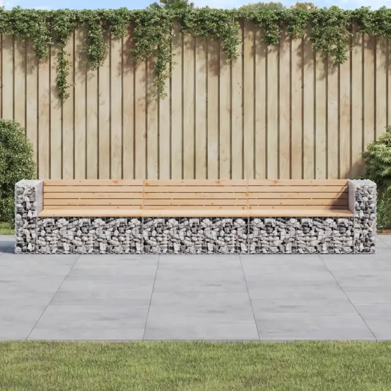 Tuinbank van massief douglashout voor jouw buitenplek - Natuurlijk grenenhout / 1 - Tuinbanken