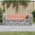 Tuinbank van massief grenenhout voor buitenruimte - Natuurlijk douglashout / 1 - Tuinbanken