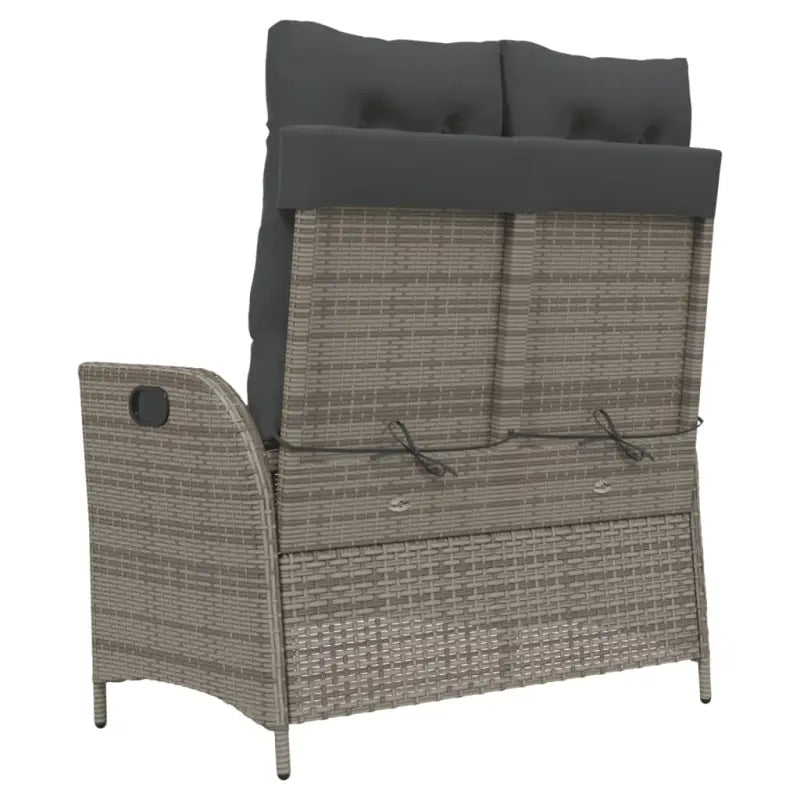 Tuinbank van poly rattan voor een comfortabele zitervaring - Tuinbanken