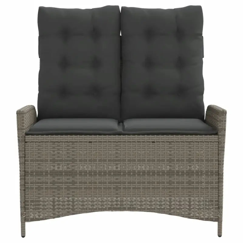 Tuinbank van poly rattan voor een comfortabele zitervaring - Tuinbanken