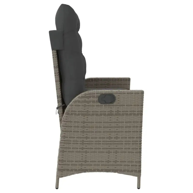 Tuinbank van poly rattan voor een comfortabele zitervaring - Tuinbanken