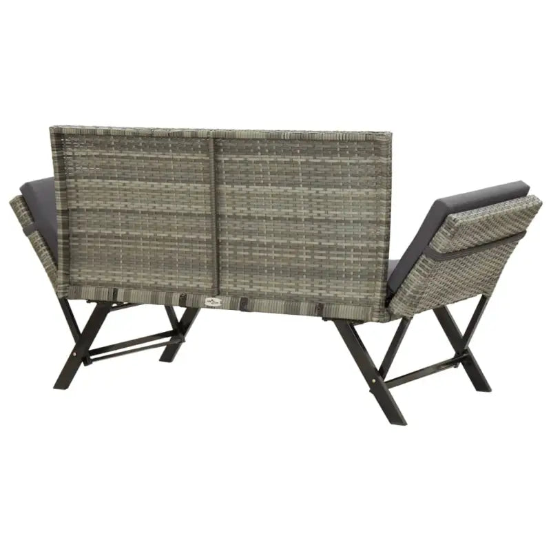 Tuinbank van poly rattan voor ontspanning op de veranda - Tuinbanken