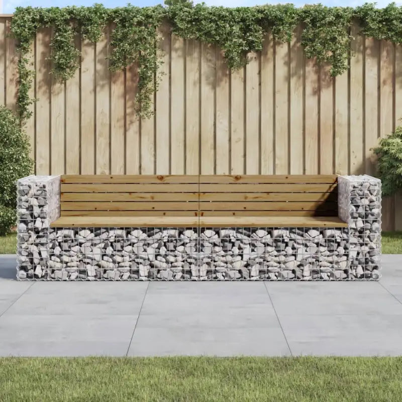Tuinbank van vacuüm geïmpregneerd grenenhout voor buitenruimte - Tuinbanken