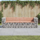 Tuinbank van vacuüm geïmpregneerd grenenhout voor buitenruimte - Natuurlijk douglashout / 1 - Tuinbanken