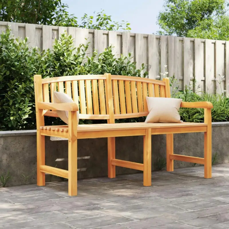 Tuinbankje van massief teakhout met trendy ontwerp - 149.5 x 60 x 90 cm / 1 - Tuinbanken