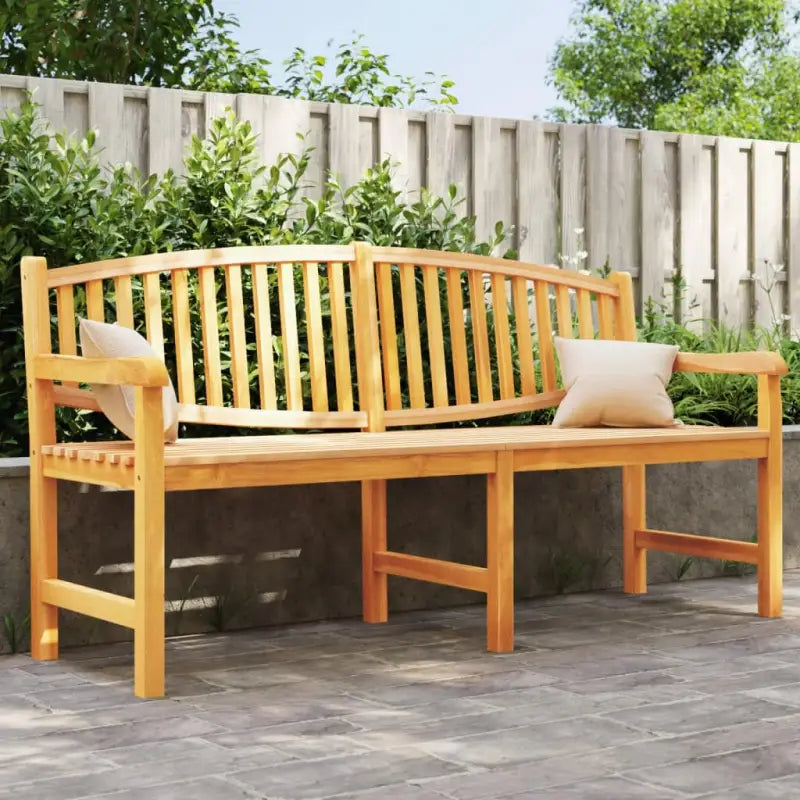 Tuinbankje van massief teakhout met trendy ontwerp - 179.5 x 60 x 90 cm / 1 - Tuinbanken