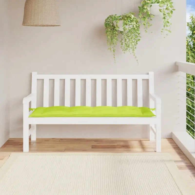 Tuinbankkussen van oxford stof voor een frisse uitstraling - Heldergroen / 150 x 50 x 7 cm / 1 - Stoelkussens