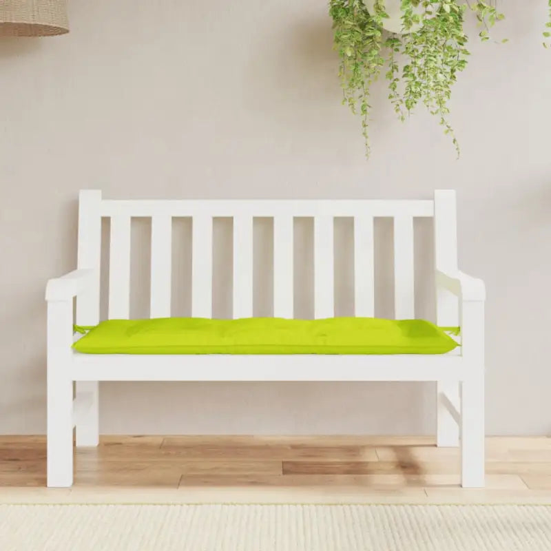 Tuinbankkussen van oxford stof voor een frisse uitstraling - Heldergroen / 120 x 50 x 7 cm / 1 - Stoelkussens