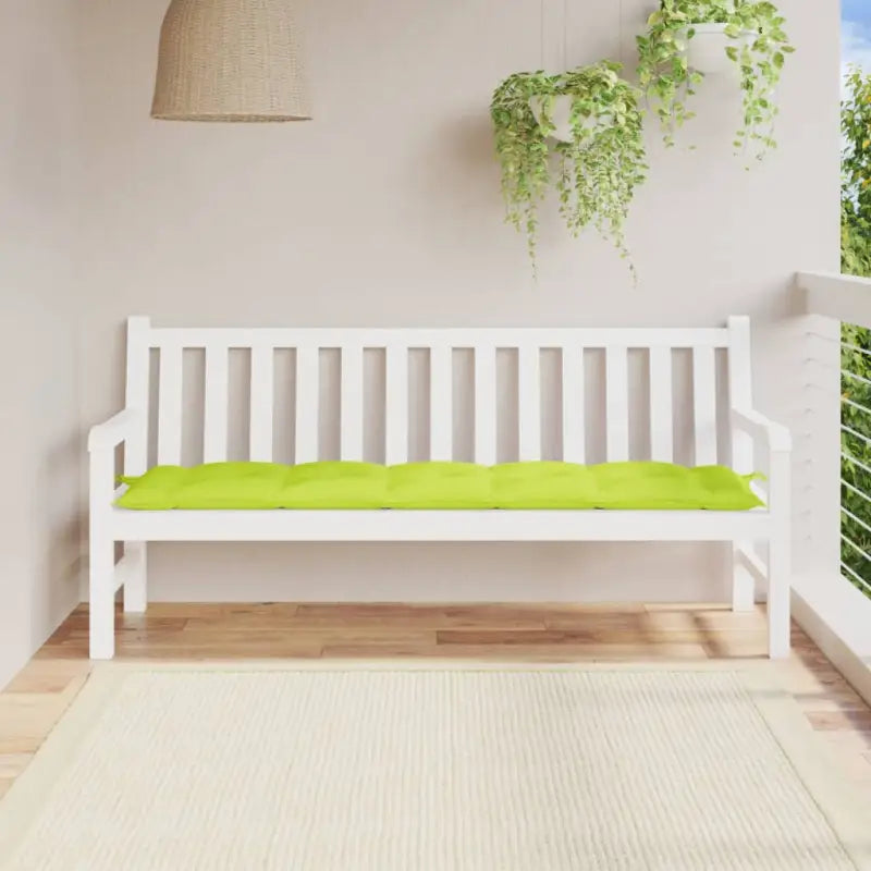 Tuinbankkussen van oxford stof voor een frisse uitstraling - Heldergroen / 180 x 50 x 7 cm / 1 - Stoelkussens