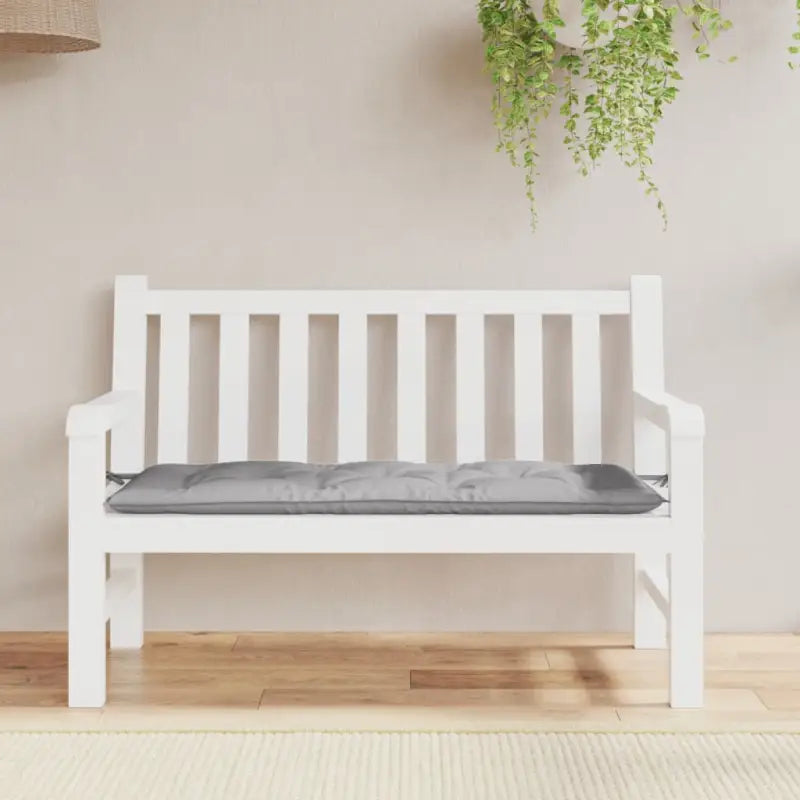 Tuinbankkussen van oxford stof voor een frisse uitstraling - Grijs / 120 x 50 x 7 cm / 1 - Stoelkussens