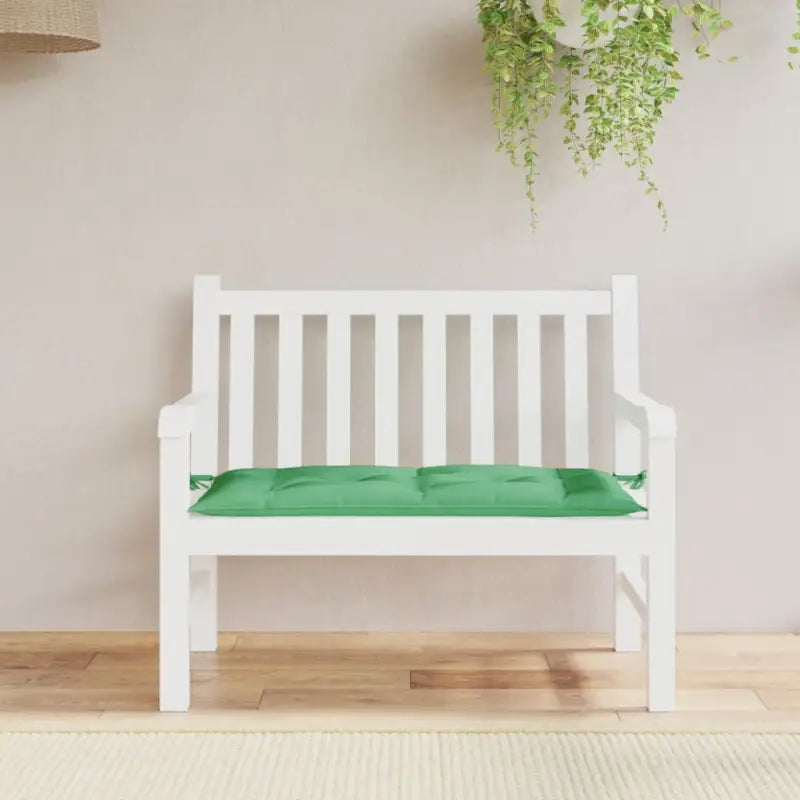 Tuinbankkussen van oxford stof voor een frisse uitstraling - Groen / 100 x 50 x 7 cm / 1 - Stoelkussens