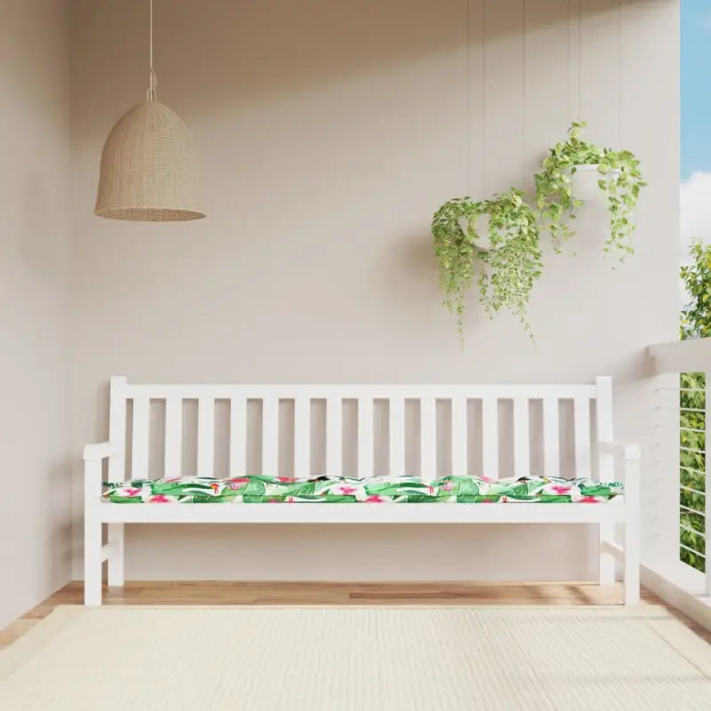 Tuinbankkussen van oxford stof voor een frisse uitstraling - Multikleur / 200 x 50 x 7 cm / 1 - Stoelkussens