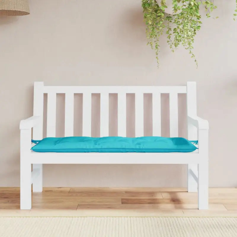 Tuinbankkussen van oxford stof voor een frisse uitstraling - Turquoise / 120 x 50 x 7 cm / 1 - Stoelkussens