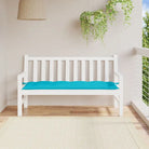Tuinbankkussen van oxford stof voor een frisse uitstraling - Turquoise / 150 x 50 x 7 cm / 1 - Stoelkussens