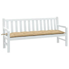 Tuinbankkussen voor frisse uitstraling en behoud van oorspronkelijke vorm - beige mix / 180 x 50 x 7 cm / 1