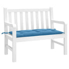 Tuinbankkussen voor frisse uitstraling en behoud van oorspronkelijke vorm - blauw mix / 100 x 50 x 7 cm / 1