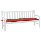 Tuinbankkussen voor frisse uitstraling en behoud van oorspronkelijke vorm - rood mix / 180 x 50 x 7 cm / 1