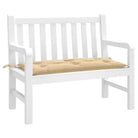Tuinbankkussen voor frisse uitstraling en behoud van oorspronkelijke vorm - beige mix / 100 x 50 x 7 cm / 1