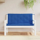 Tuinbankkussens van oxford stof voor een frisse uitstraling - koningsblauw / 120 x 50 x 7 cm / 2 - Stoelkussens