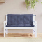 Tuinbankkussens van oxford stof voor een frisse uitstraling - Marineblauw / 120 x 50 x 7 cm / 2 - Stoelkussens