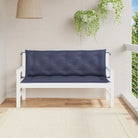 Tuinbankkussens van oxford stof voor een frisse uitstraling - Marineblauw / 150 x 50 x 7 cm / 2 - Stoelkussens