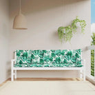 Tuinbankkussens van oxford stof voor een frisse uitstraling - Bladontwerp / 200 x 50 x 7 cm / 2 - Stoelkussens