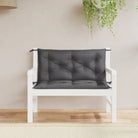 Tuinbankkussens van oxford stof voor een frisse uitstraling - Antraciet / 100 x 50 x 7 cm / 2 - Stoelkussens