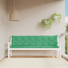 Tuinbankkussens van oxford stof voor een frisse uitstraling - Groen / 200 x 50 x 7 cm / 2 - Stoelkussens