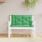 Tuinbankkussens van oxford stof voor een frisse uitstraling - Groen / 100 x 50 x 7 cm / 2 - Stoelkussens