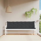 Tuinbankkussens van oxford stof voor een frisse uitstraling - Zwart / 200 x 50 x 7 cm / 2 - Stoelkussens