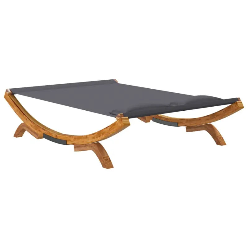 Tuinbed met massief gebogen hout voor duurzaam ontspanning - Tuinbedden
