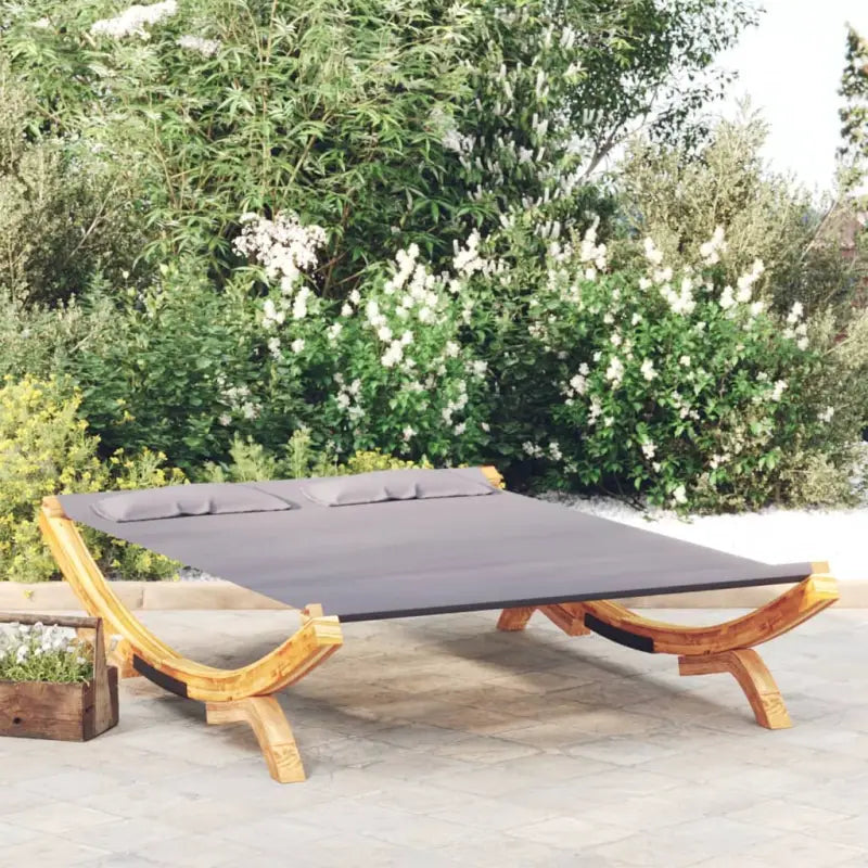Tuinbed met massief gebogen hout voor duurzaam ontspanning - Tuinbedden