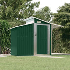 Tuinhuizen van gegalvaniseerd staal met gemakkelijke toegang en ventilatie - Groen / 1 - Tuinhuizen