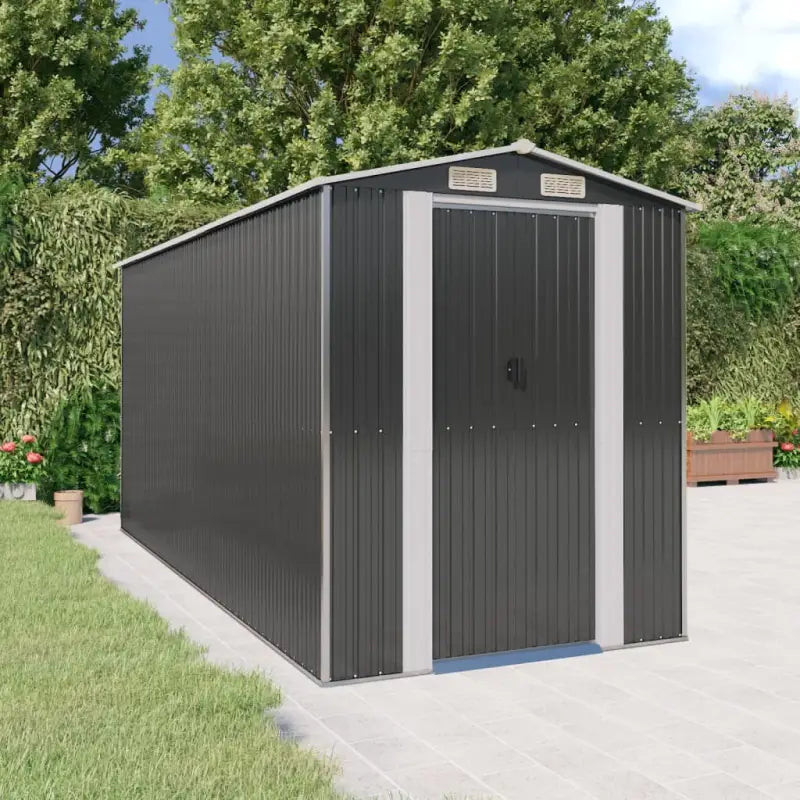 Tuinhuizen van gegalvaniseerd staal met praktische ventilatieopening - 192 x 440 x 223 cm / 1 - Tuinhuizen