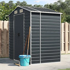 Tuinhuizen van gegalvaniseerd staal voor meer opslagruimte - Antraciet / 191 x 130 x 198 cm / 1 - Tuinhuizen