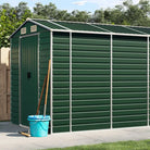 Tuinhuizen van gegalvaniseerd staal voor meer opslagruimte - Groen / 191 x 640 x 198 cm / 1 - Tuinhuizen