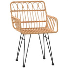 Tuininzet met poly rattan en gehard glas eenvoudig schoon - Tuinsets