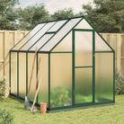 Tuinkas biedt stevige en weerbestendige bescherming voor planten - Groen / 224 x 169 x 202 cm / 1 - Tuinkassen