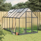 Tuinkas biedt stevige en weerbestendige bescherming voor planten - Antraciet / 334 x 169 x 202 cm / 1 - Tuinkassen