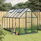 Tuinkas biedt stevige en weerbestendige bescherming voor planten - Groen / 334 x 169 x 202 cm / 1 - Tuinkassen