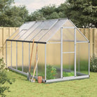 Tuinkas biedt stevige en weerbestendige bescherming voor planten - Zilver / 334 x 169 x 202 cm / 1 - Tuinkassen
